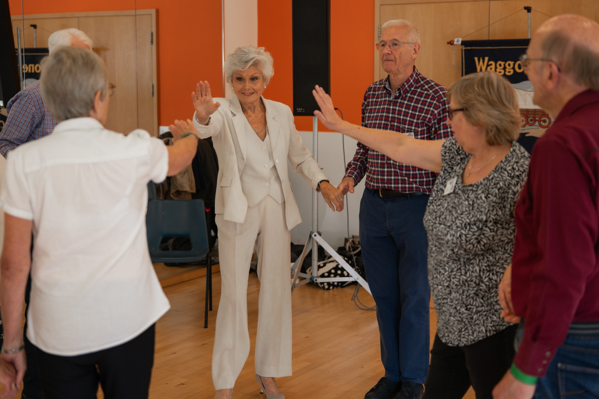 Angela Rippon CBE attending Square Dancing (Photography by Adam Jones-Lloyd / AJL Media Productions Limited)